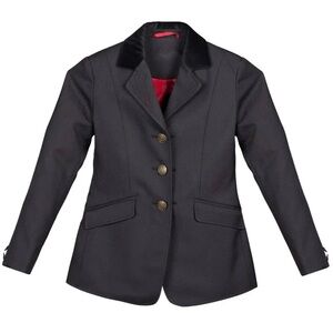 Classic Black Equestrian Wool Show Coat 🇬🇧